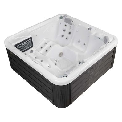 SALE! Wellis Classicline Whirlpool Pluto Personen 200 x 200 x 89 cm 42 Düsen