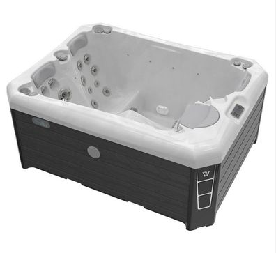 Wellis Cityline Whirlpool Manhattan Life Deluxe 3 Personen 201 x 153 x 85 30 Düsen