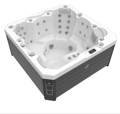 Wellis Cityline Whirlpool Prague Life Deluxe 6 Personen 200 x 200 x 90 50 Düsen