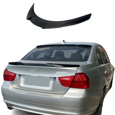 Heckspoiler Spoiler mit ABE Schwarz Glänzed passt für BMW E90 3er Limo