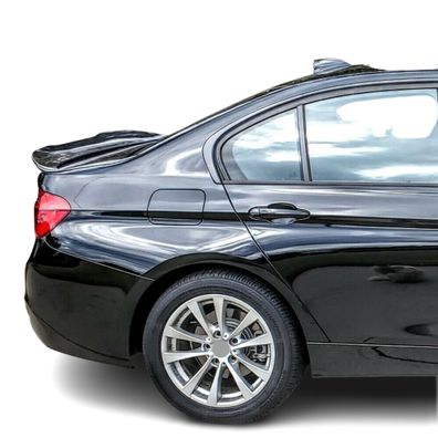 Neu Heckspoiler passend für BMW F30, High Kick PSM spoiler Schwarz Glanz