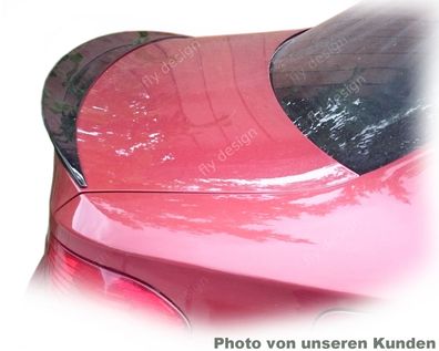 FLY Saphir Schwarz spoiler passend für BMW 1er e82 abrisskante flügel wing lippe