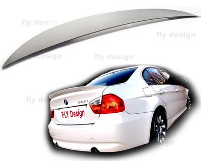 passend für BMW E90 Sport Tuning BLACK Heckspoilerlippe Spoiler P-Still typ HIGH