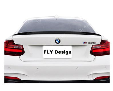 Neu Lackiert Schwarz Spoiler passt für BMW M F22 tuning P-Still stil body kit
