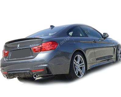 LACK. Schwarz 475 Spoiler für BMW M4 F33 mit Gutachten