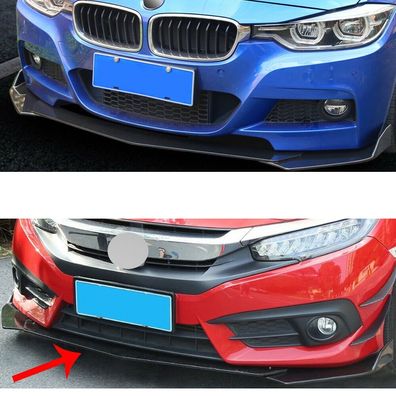 Für Frontspoiler front splitter vorne V typ Schwert flap agressive tuning für Lotus