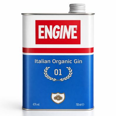 Engine Italian Organic Gin 01 – Premium Bio Gin aus Italien | 42 % Vol. | 700 m