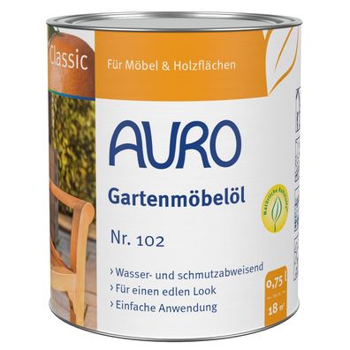 AURO Gartenmöbelöl, Classic Nr. 102