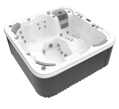 Wellis Cityline Whirlpool Lugano Life Deluxe 6 Personen 230 x 230 x 90 52 Düsen