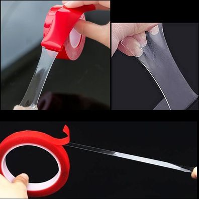 Für doppelseitiges Klebeband extra stark & transparent farblos für Auto Haus Basteln
