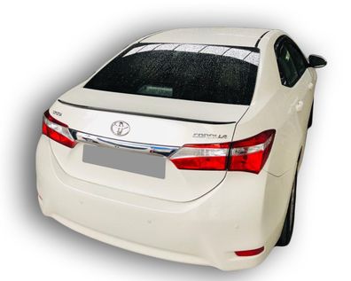 Slim Spoiler Passend für Toyota Corolla Tuning Heckspoiler Kofferraum Abrisskante Fla