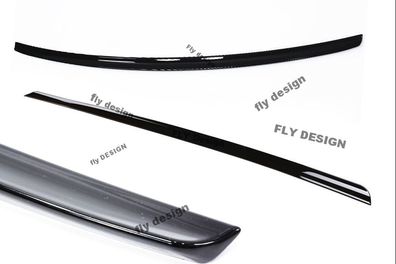 Heckspoiler Lippe, Slim, Runde Ecken, Schwarz matt passend für MAZDA Xedos