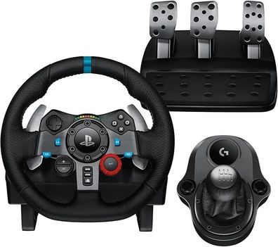 Logitech G G29 SE Driving Force Rennlenkrad und Pedale, Force Feedback Schwarz