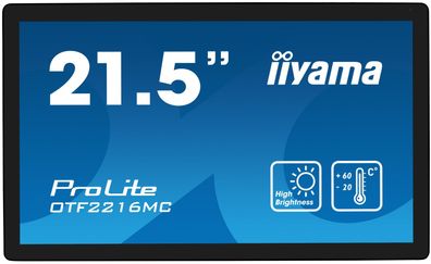 IIYAMA TFT OTF2216MC 54.6 TOUCH 21.5/1920x1080/DP/HDMI/VGA/Outdoor