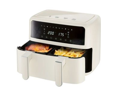 Silvercrest Heißluftfritteuse Retro 1973 - SHLFD 2200 B1, beige, KR