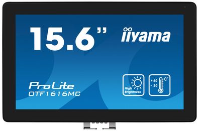 IIYAMA TFT OTF1616MC 39.5cm TOUCH 15.6/1920x1080/DP/HDMI/VGA/Outdoor