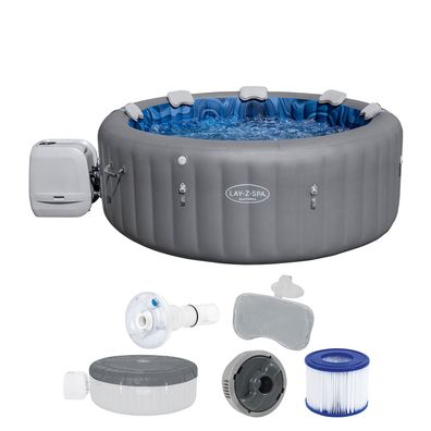 LAY-Z-SPA® Energiespar-Whirlpool Santorini HydroJet Pro™ mit App-Steuerung, für 7