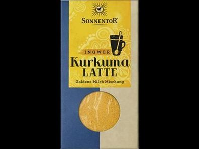 Sonnentor 3x Kurkuma Latte Ingwer, Packung 60g
