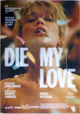 Die my Love - Original Kinoplakat A0 - Jennifer Lawrence Robert Pattinson -Filmposter