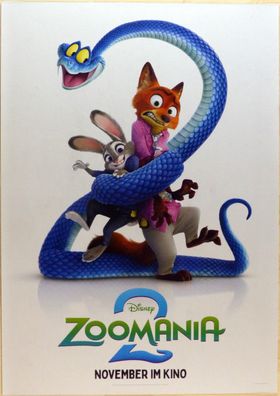 Zoomania 2 - Original Kinoplakat A1 - Teasermotiv - Filmposter
