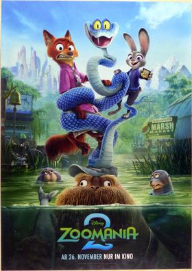 Zoomania 2 - Original Kinoplakat A1 - Hauptmotiv - Filmposter