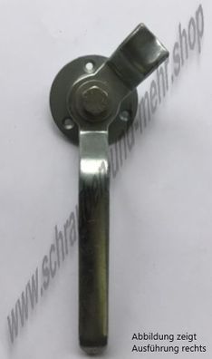 WSS Hebelverschluss Türverschluss mit gekröpfter Zunge Anschraubbar Schließblech