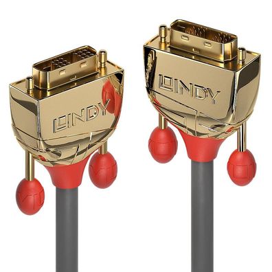 Lindy 36215 Lindy DVI-D Single Link SLD Kabel Gold Line 10m