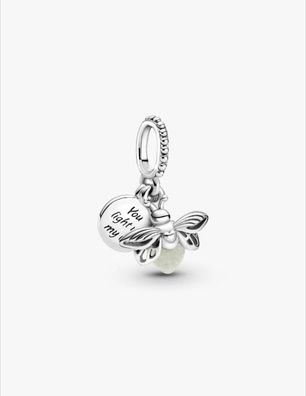 Pandora Glühwürmchen Charm-Anhänger/ Nachts Leuchtend ( 799352C01 )