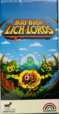 Bad Baby Lich Lords Wonderbow Games Brettspiel Legespiel Familienspiel Kartenspiel