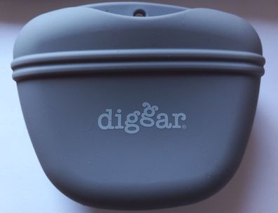 Diggar Snackbeutel für Leckerlies grau
