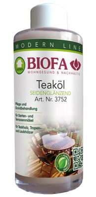 BIOFA Teaköl 3752 für Gartenmöbel