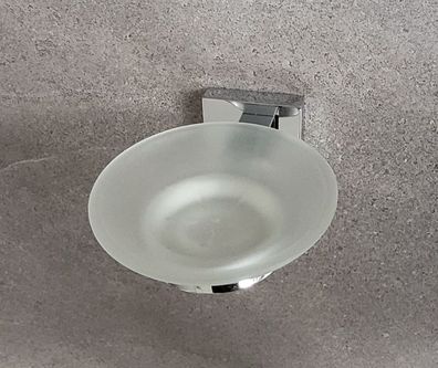 Mezzo Chrome Seifenhalter Metall verchromt mit Glaseinsatz / /EDUZIERT