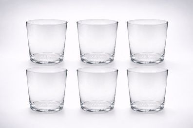 Wood Stork Spiced Rum Tumbler Gläser – 6er Set | Original Markengläser mit Inne