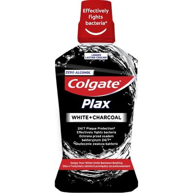 Colgate Mundwasser Plax White+Charcoal 500ml