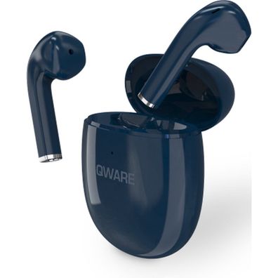 Qware Sound Ohrhörer – Bluetooth 5.0 Wireless Kopfhörer Blau Touch Control & Sprac
