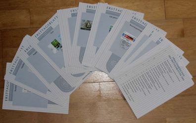 BRD BUND Nr 2434-2504 BELEG ETB SD55B1E