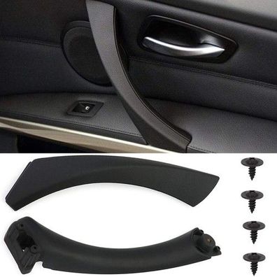 Schwarz Türgriff Innengriff Rechts Set für BMW 3er E90 E91 Limo Sedan Autogriff