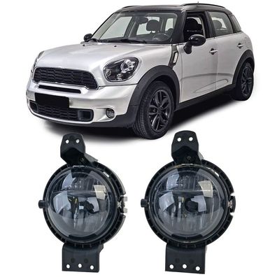 Nebelscheinwerfer mit Tagfahrlicht Schwarz Smoke Set für Mini R60 R61 2010-2016