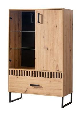 Vitrine Lamelix 06 Wohnzimmerschrank Vitrinenschrank (ohne Beleuchtung)