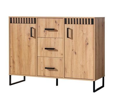 Artisan Eiche Lamelix 04 - Sideboard 135x102x40 cm