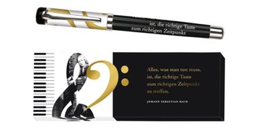 libri x Tintenroller in Geschenkbox 13,5 cm Johann Sebastian Bach