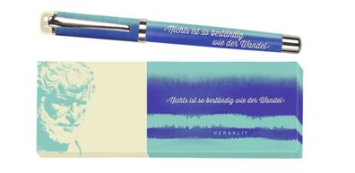 libri x Tintenroller in Geschenkbox 13,5 cm Heraklit