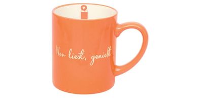 libri x Becher Wer liest, genießt