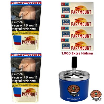 Paramount Volumentabak Beutel 2x 170g, Hülsen, Drehascher