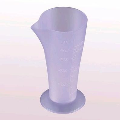 Comair Messbecher transparent-flieder 120 ml mit Ausguss