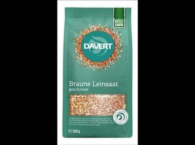 Davert 3x Geschrotete Leinsaat 200g 200g