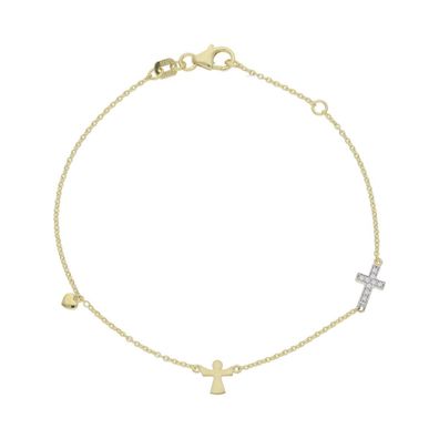 JuwelmaLux Armband 333 Gold mit synth. Zirkonia JL20-03-1010
