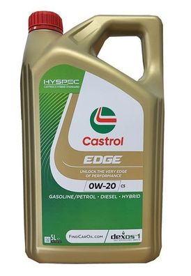Castrol Edge 0W-20 C5 Fiat 955535-Cr1 Jaguar 03.5006 / 5 Liter Motoröl