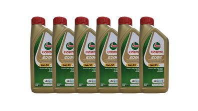 Castrol Edge 5W-30 C3 VW 505 00/ 505 01 MB-229.31/ 229.51 GM dexos 6x1 Liter Motoröl