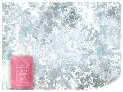 Muralo Vlies Fototapete für Wohnzimmer Blätter Abstraktion Boho Stil